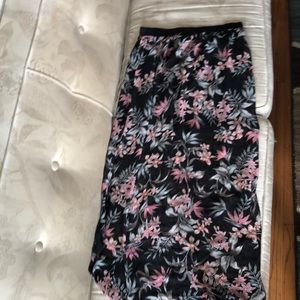 H&M sheer long skirt